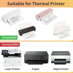A4 Thermal Paper 20/100/200 Sheets Folded&Roll Type Quick-Drying Thermal Paper For Documents Exam Papers Office Home Printing