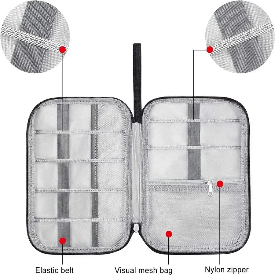Cable & Gadget Travel Organizer Pouch