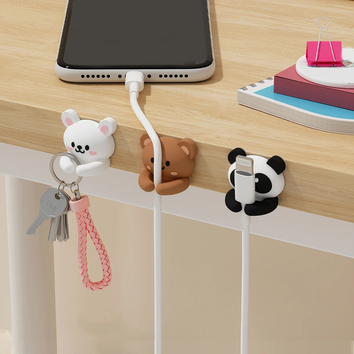 Desktop Cable Organizer Clips