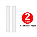 A4 Thermal Paper 20/100/200 Sheets Folded&Roll Type Quick-Drying Thermal Paper For Documents Exam Papers Office Home Printing