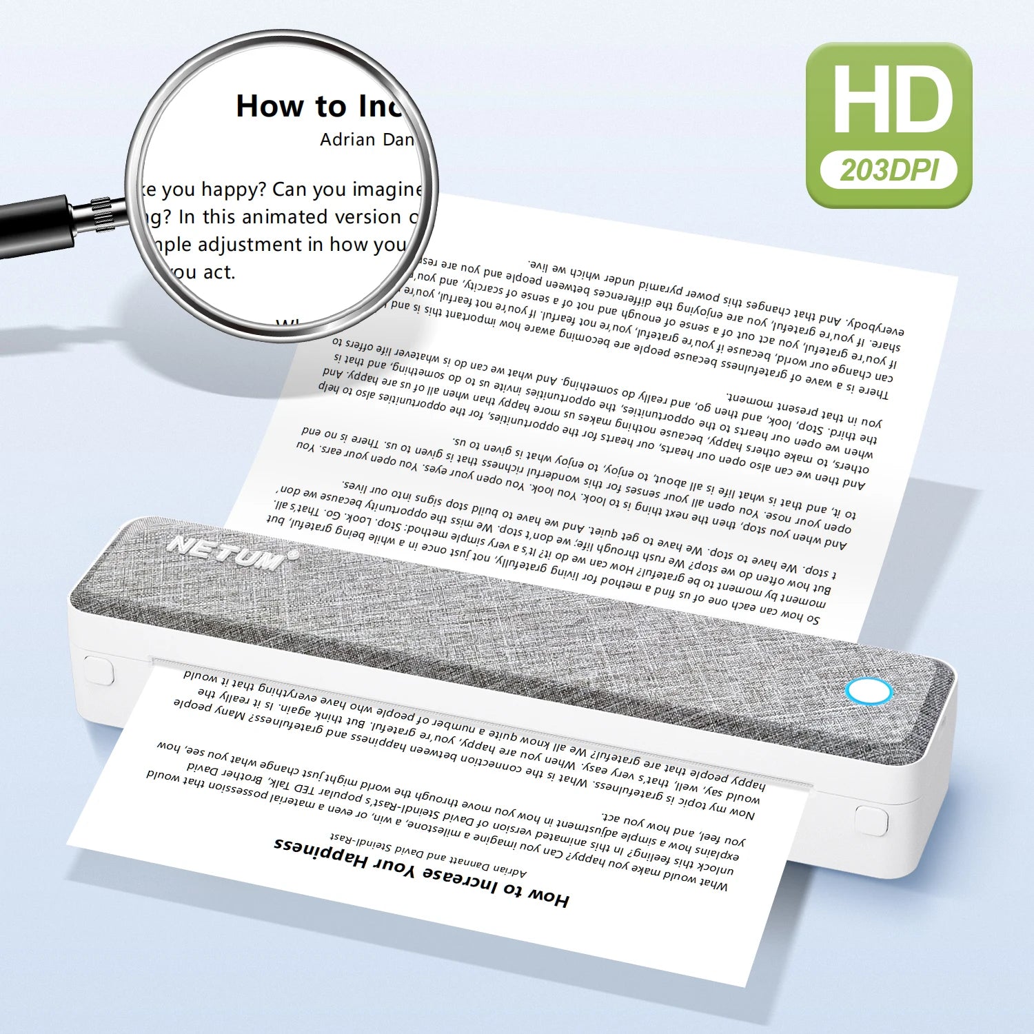 Portable Wireless Thermal Printer