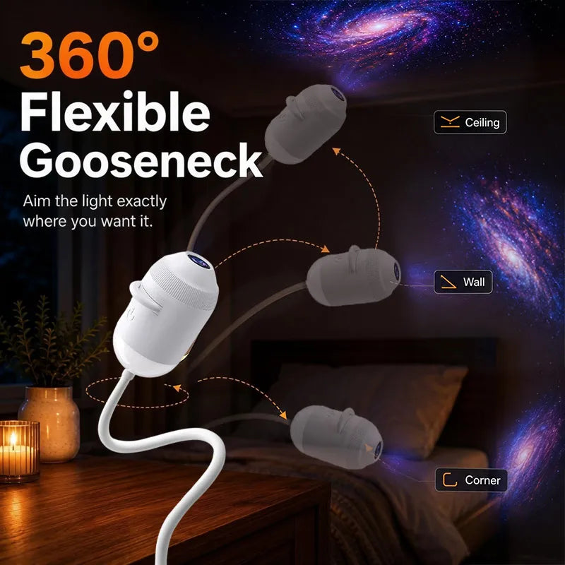 Galaxy Starry Sky Projector Light 6 Star