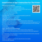 Portable Wireless Thermal Printer