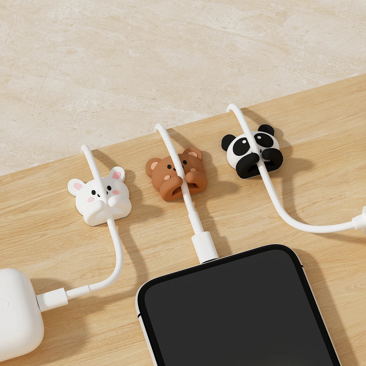 Desktop Cable Organizer Clips