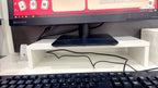 Ergonomic Monitor Riser & Desk Organizer