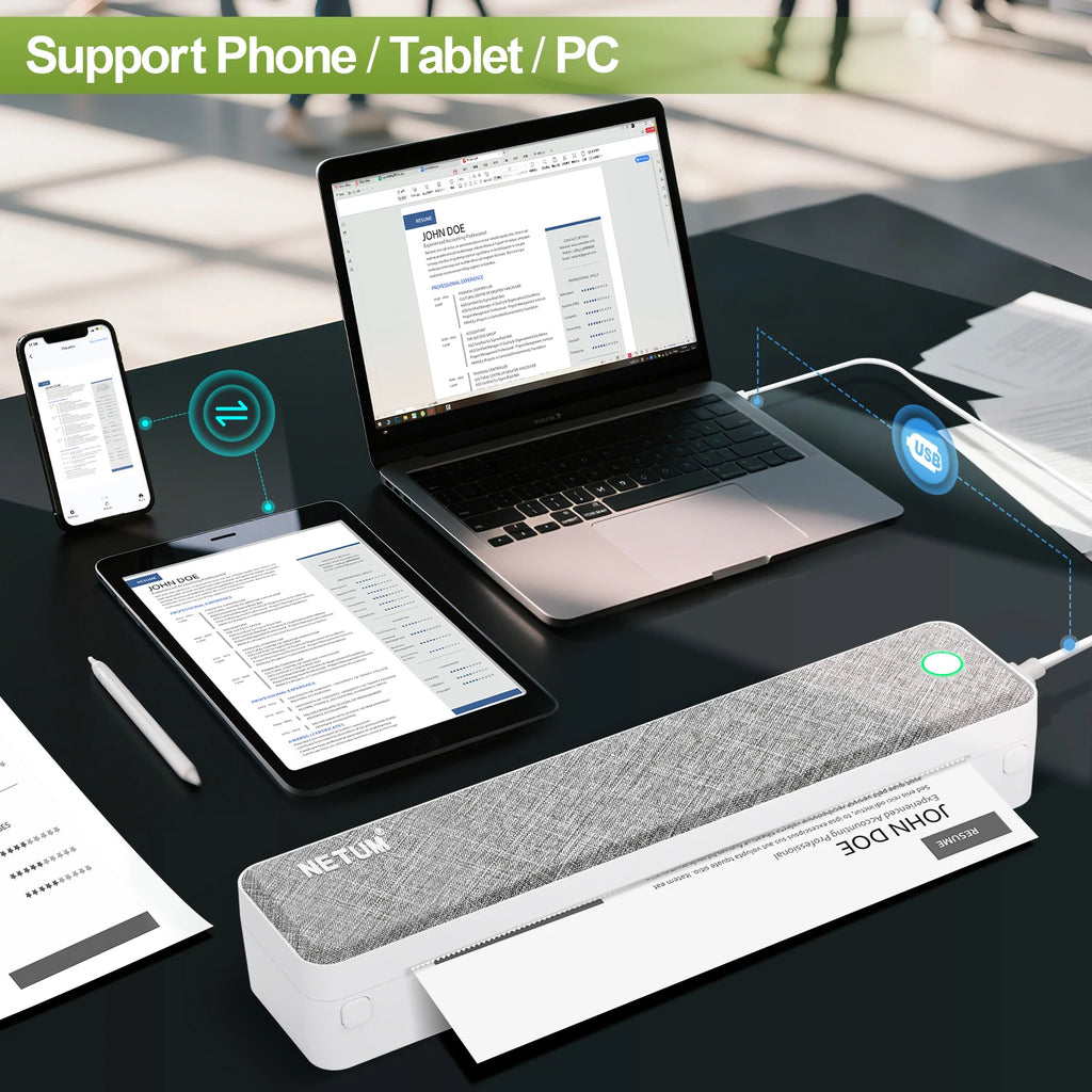 Portable Wireless Thermal Printer