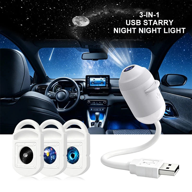 Galaxy Starry Sky Projector Light 6 Star