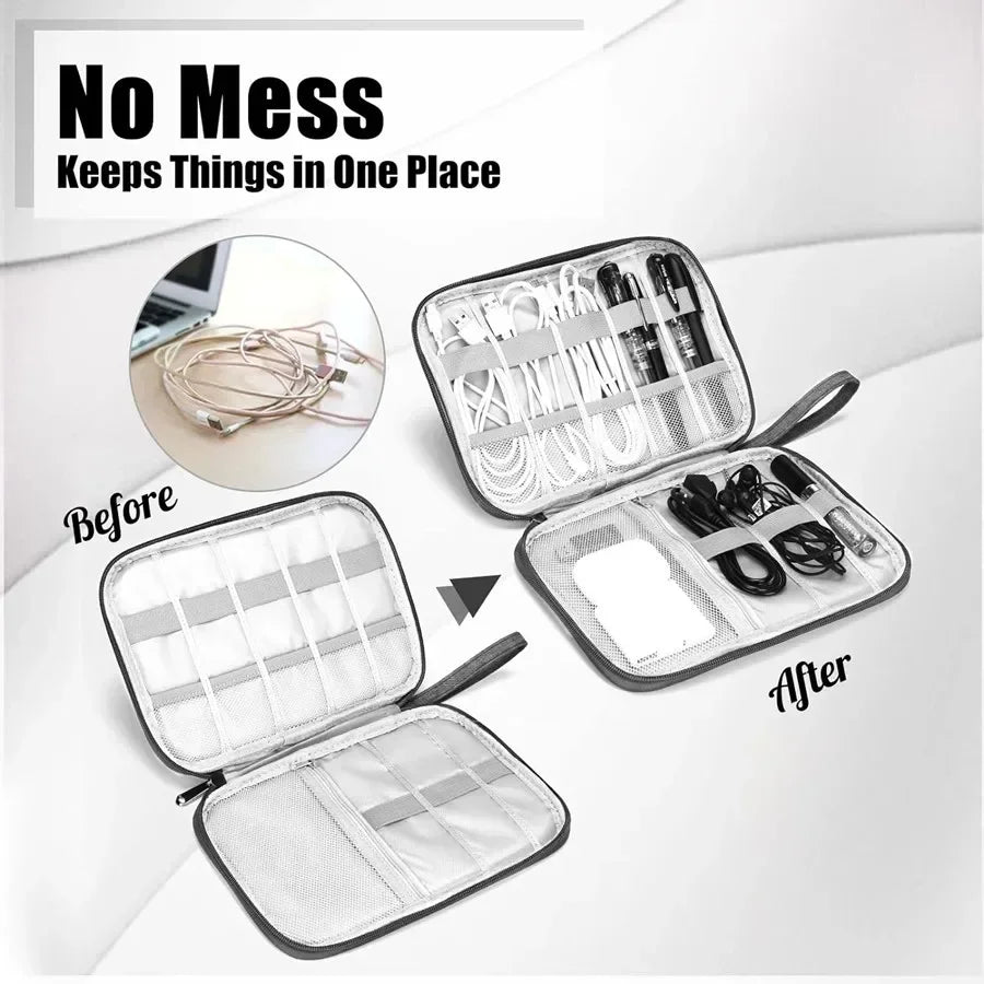 Cable & Gadget Travel Organizer Pouch
