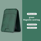 MagSafe Magnetic Leather Wallet Case